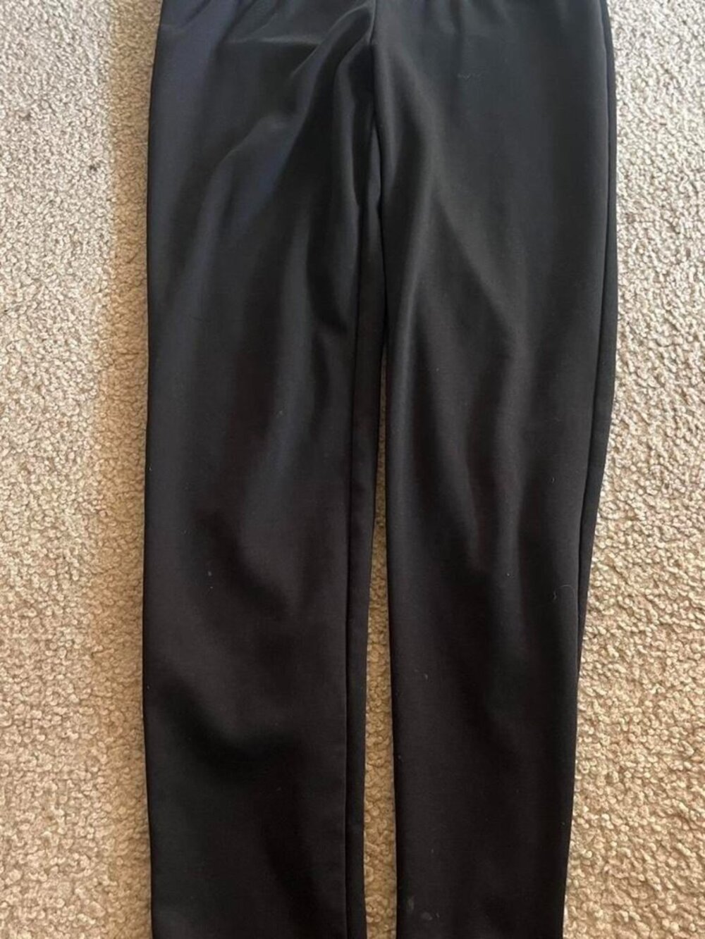 Apt. 9 black stretchy fitted dress pants with stretchable waistband